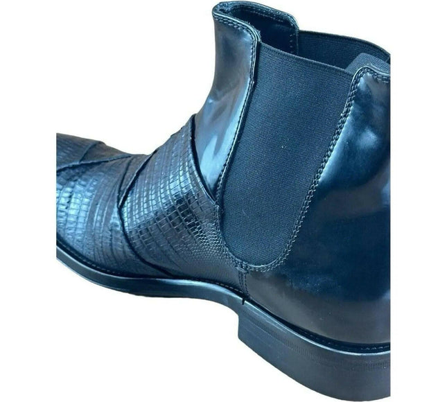 Jo Ghost  MEN Leather Chelsea Boots.