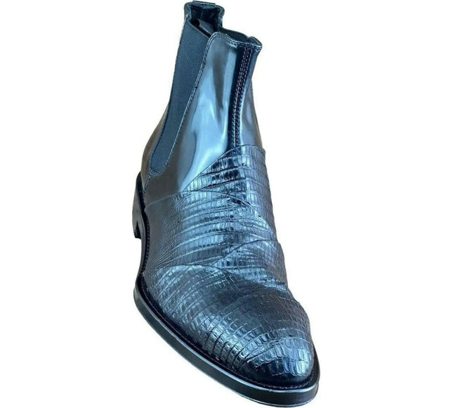 Jo Ghost  MEN Leather Chelsea Boots.