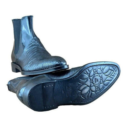 Jo Ghost  MEN Leather Chelsea Boots.