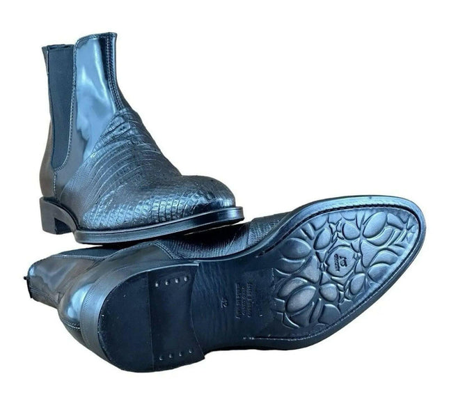 Jo Ghost  MEN Leather Chelsea Boots.