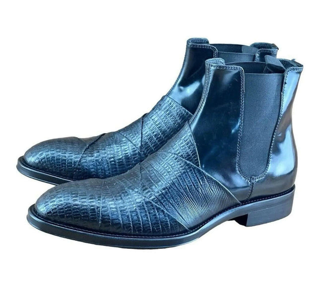 Jo Ghost  MEN Leather Chelsea Boots.