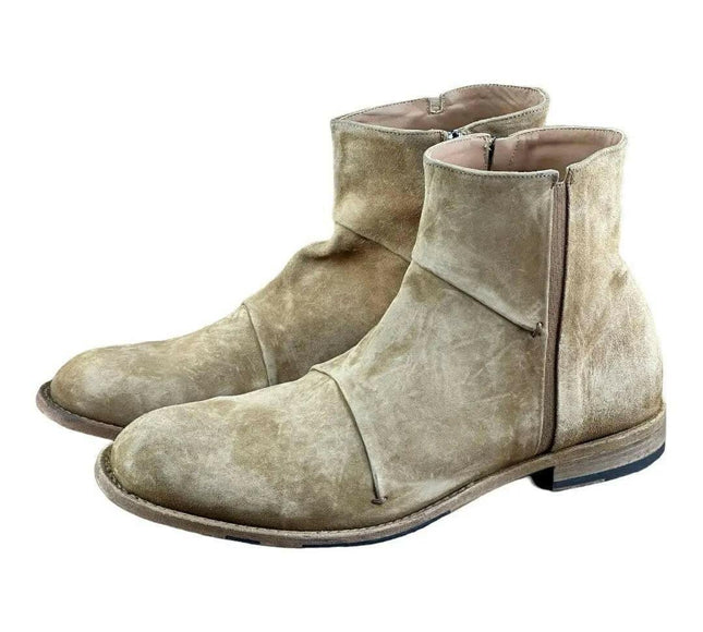 JO GHOST Men's Tan Suede Chelsea Boots.