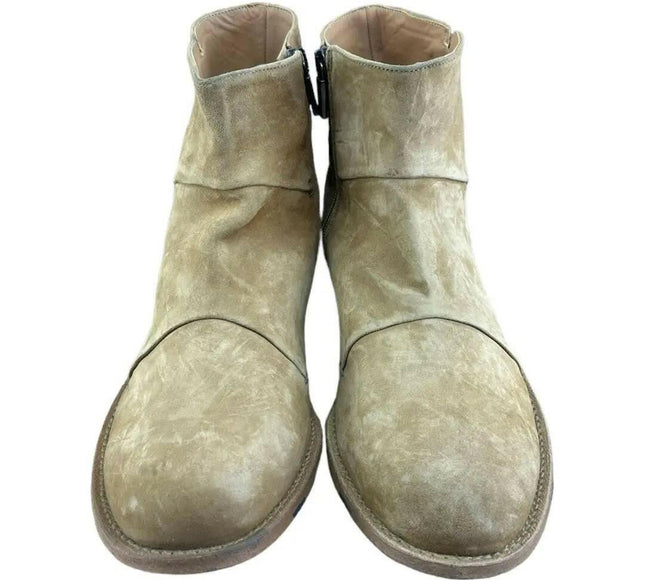 JO GHOST Men's Tan Suede Chelsea Boots.