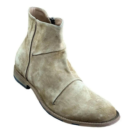 JO GHOST Men's Tan Suede Chelsea Boots.