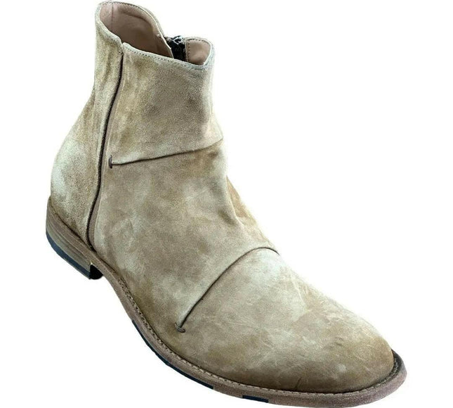 JO GHOST Men's Tan Suede Chelsea Boots.