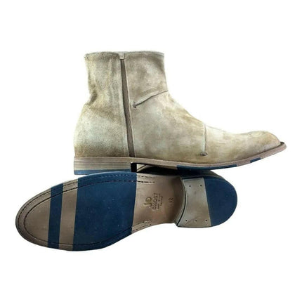 JO GHOST Men's Tan Suede Chelsea Boots.