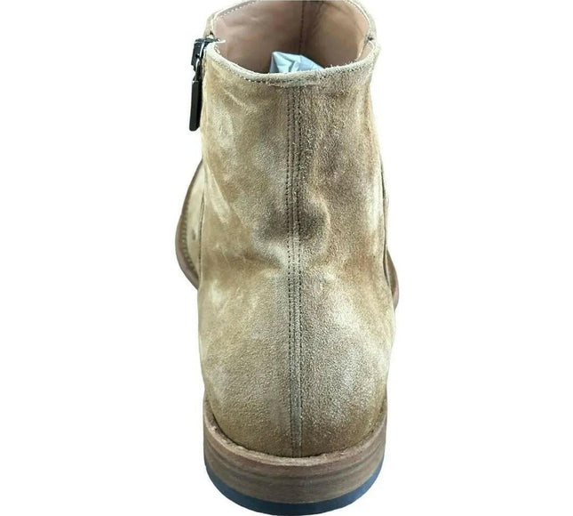 JO GHOST Men's Tan Suede Chelsea Boots.
