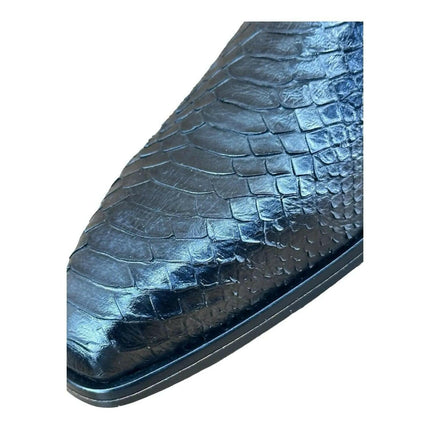 Jo Ghost Croc Embossed Monk Shoes Men.