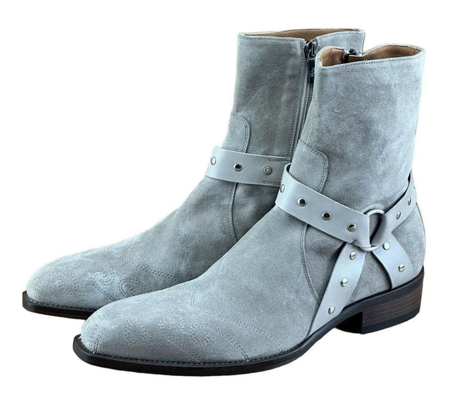 JO GHOST Men Suede Chelsea Boots - AZINIJo Ghost