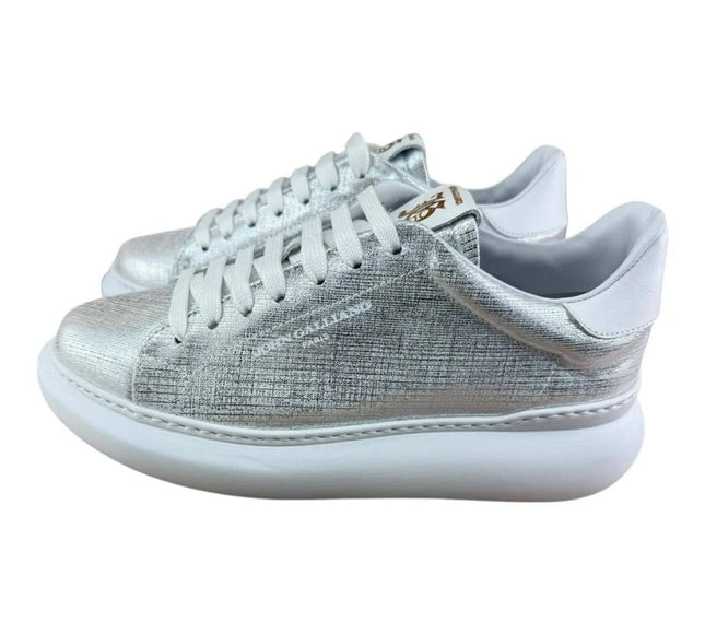 John Galliano Oversize Silver Sneaker Women.