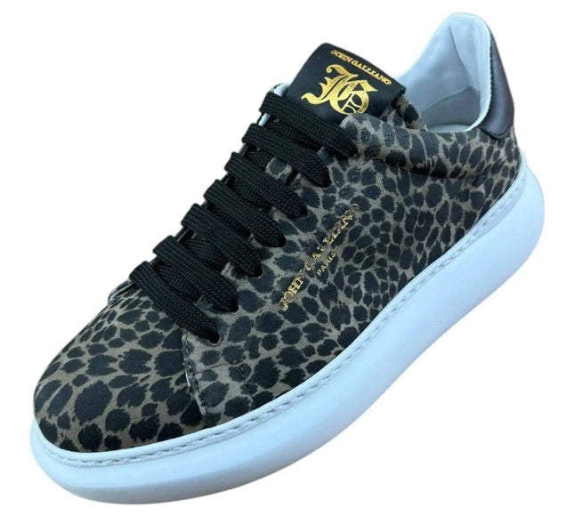 John Galliano Trimmed Leopard Sneaker Women.
