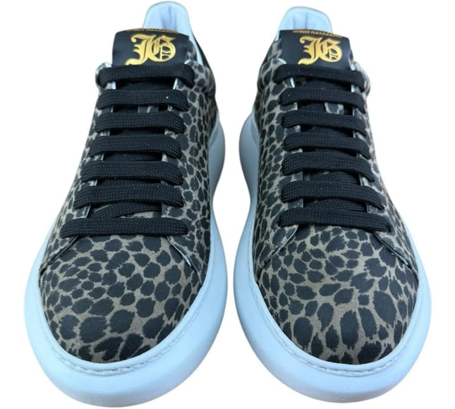 John Galliano Trimmed Leopard Sneaker Women.