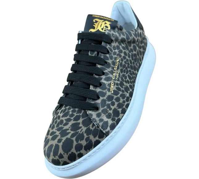 John Galliano Trimmed Leopard Sneaker Women.