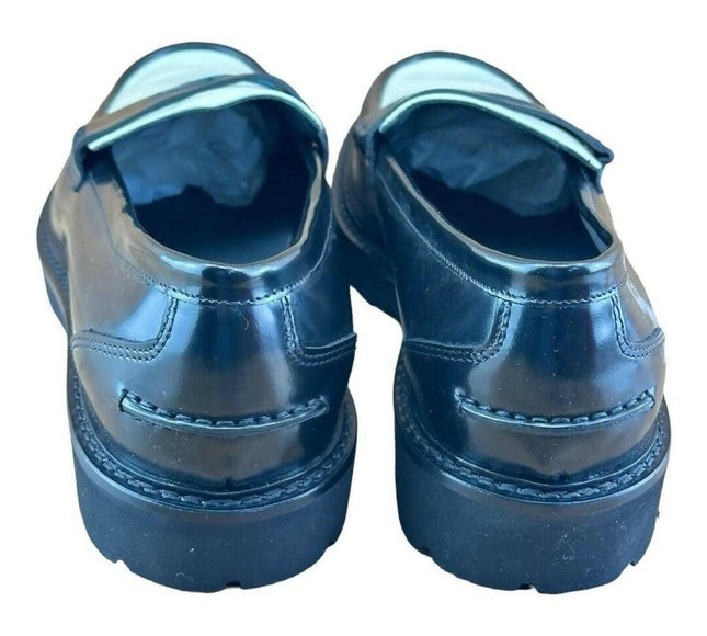 KOIO Arezzo Black White Penny Loafers Men.