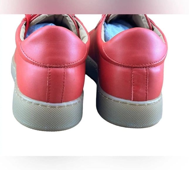 Made in Italy Red shoes Red Sneakers Men.