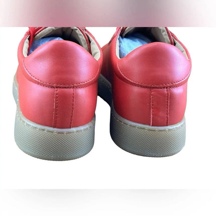 Made in Italy Red shoes Red Sneakers Men.