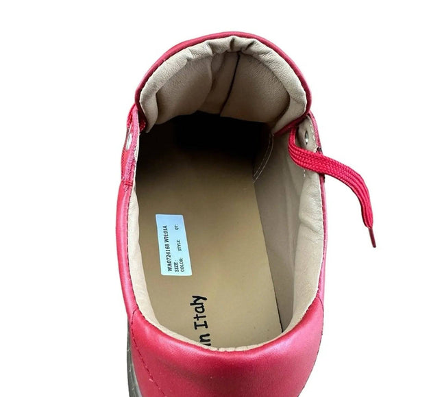 Made in Italy Red shoes Red Sneakers Men.