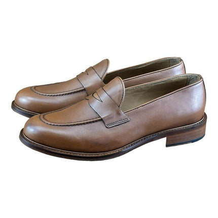 MR. COBBLER Luxury Penny Loafers Men.