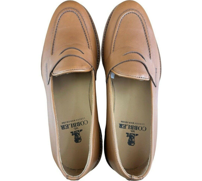 MR. COBBLER Luxury Penny Loafers Men.