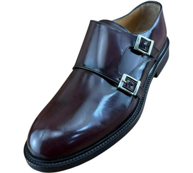 MR. COBBLER Men Buckle Brown Dark  (Men's).