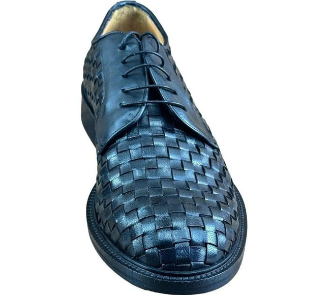 MR. COBBLER Luxury  Square Black  Shoes Oxfords.