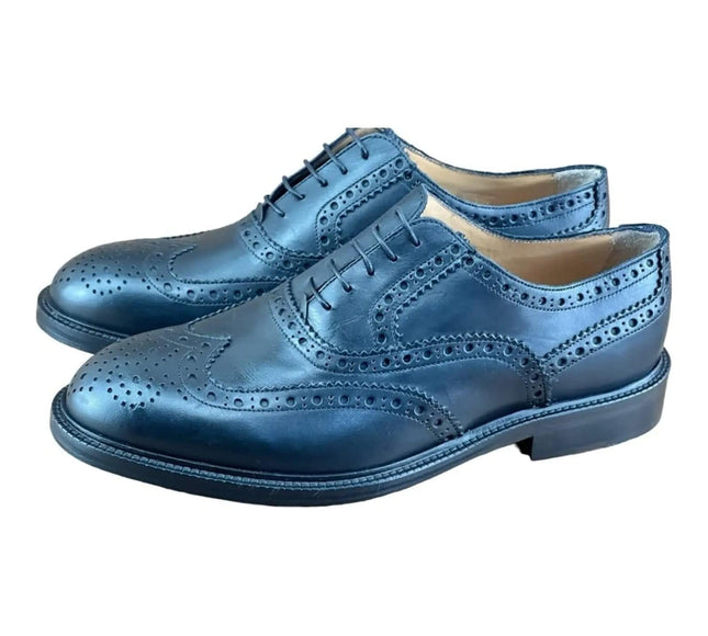 MR. COBBLER Luxury Men Shoes Oxfords Black.