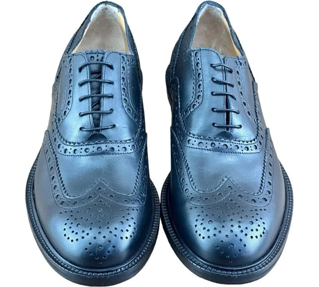 MR. COBBLER Luxury Men Shoes Oxfords Black.