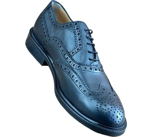 MR. COBBLER Luxury Men Shoes Oxfords Black.