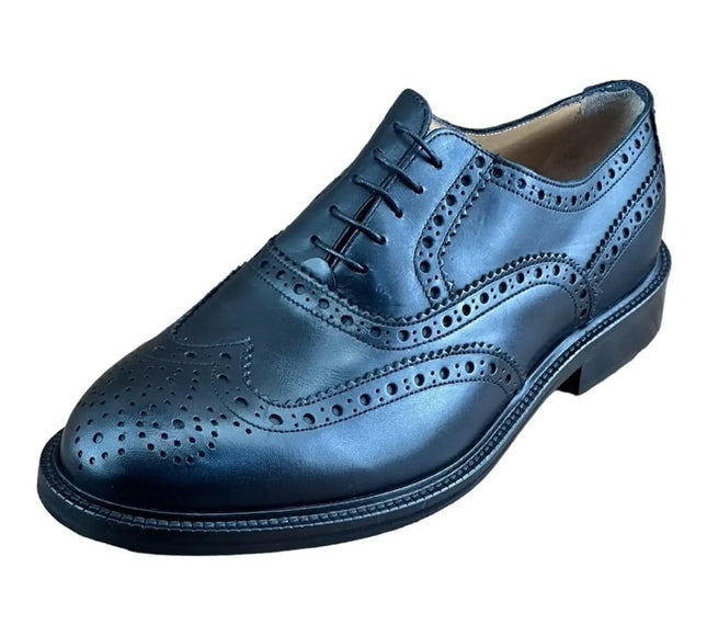 MR. COBBLER Luxury Men Shoes Oxfords Black.