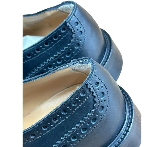 MR. COBBLER Luxury Men Shoes Oxfords Black.