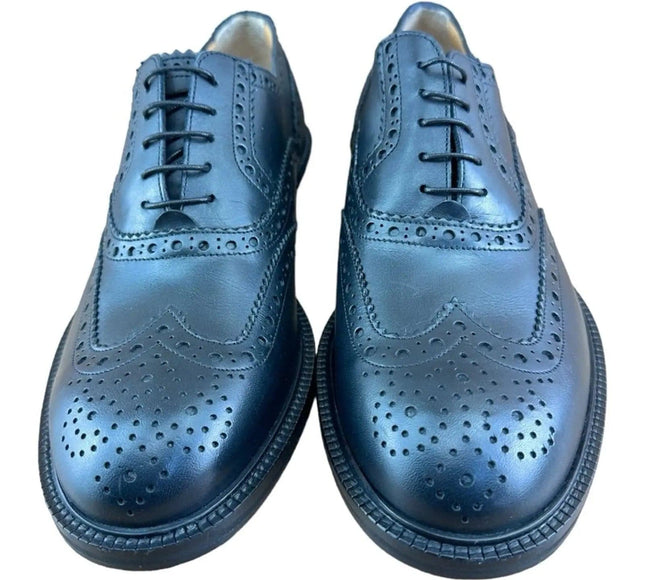 MR. COBBLER Luxury Men Shoes Oxfords Black.