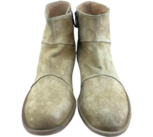 JO GHOST Men's Tan Suede Chelsea Boots.
