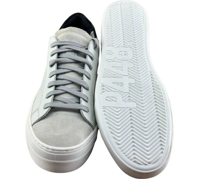 P448  Men Sneaker John White/Navy.