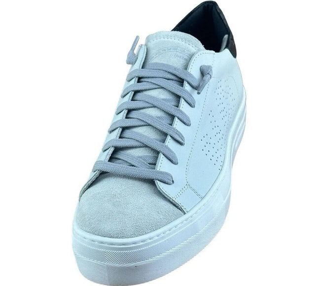 P448  Men Sneaker John White/Navy.