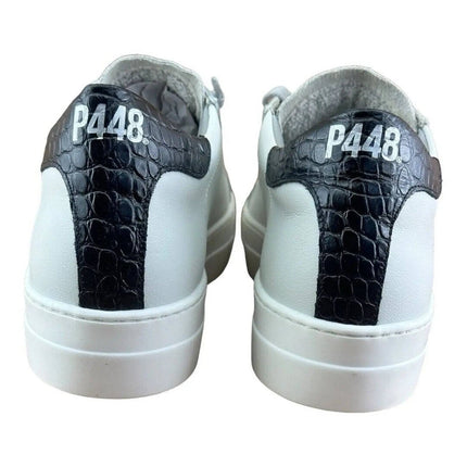 P448  Men Sneaker John White/Navy.