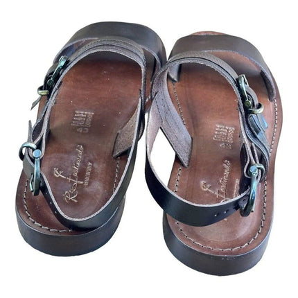 Re Ferdinando  Men Sandal  Strappy Slingback Gladiator.