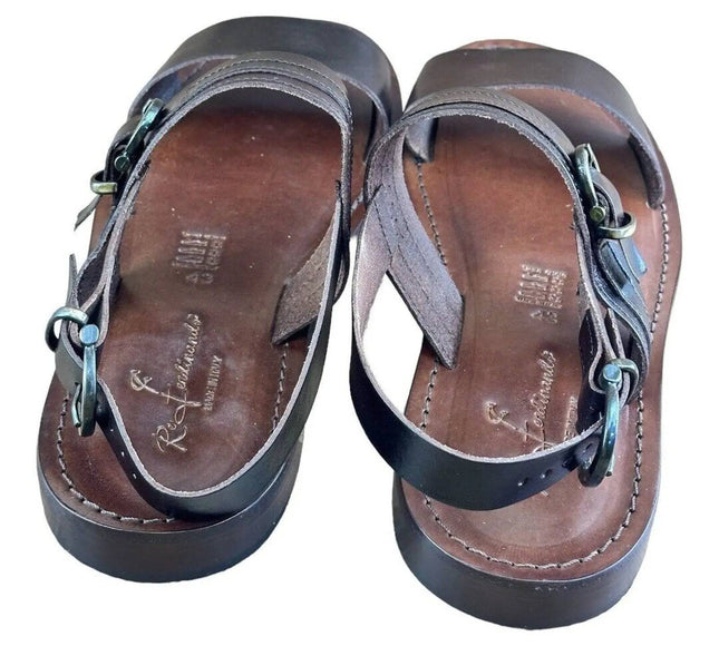 Re Ferdinando  Men Sandal  Strappy Slingback Gladiator.