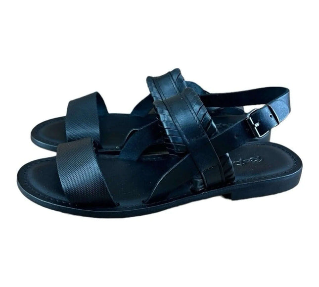 Re Ferdinando  Strappy Slingback Gladiator Sandal.