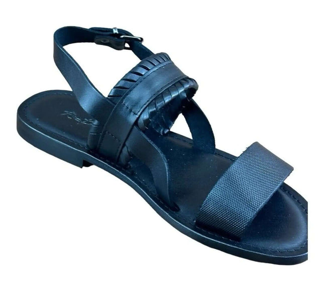 Re Ferdinando  Strappy Slingback Gladiator Sandal.