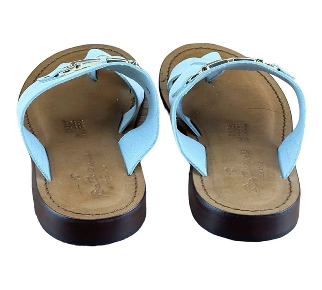 Re Ferdinando White flip flops sandal.