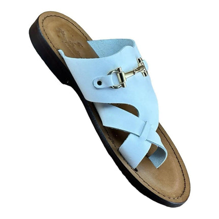 Re Ferdinando White flip flops sandal.