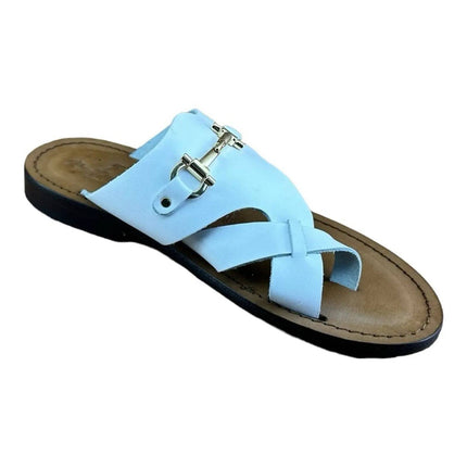 Re Ferdinando White flip flops sandal.