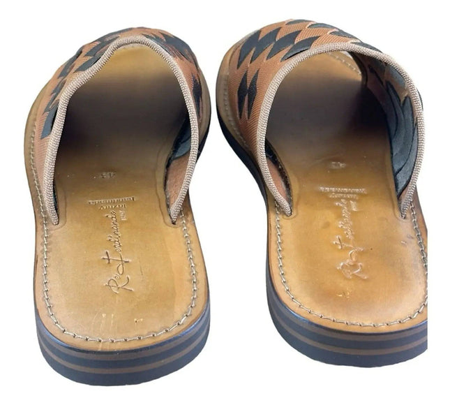 Re Ferdinando  Men’s Blue  Slides sandal.