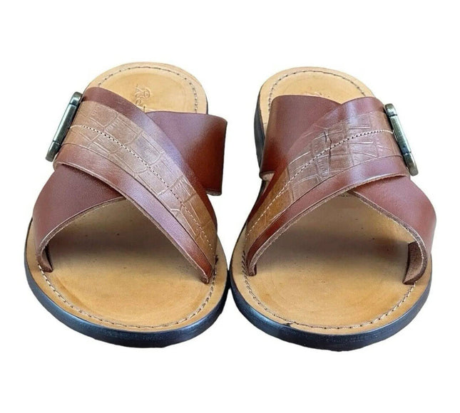 Re Ferdinando Vero Cuoio  Slides Sandals.