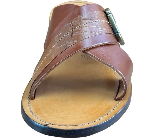 Re Ferdinando Vero Cuoio  Slides Sandals.