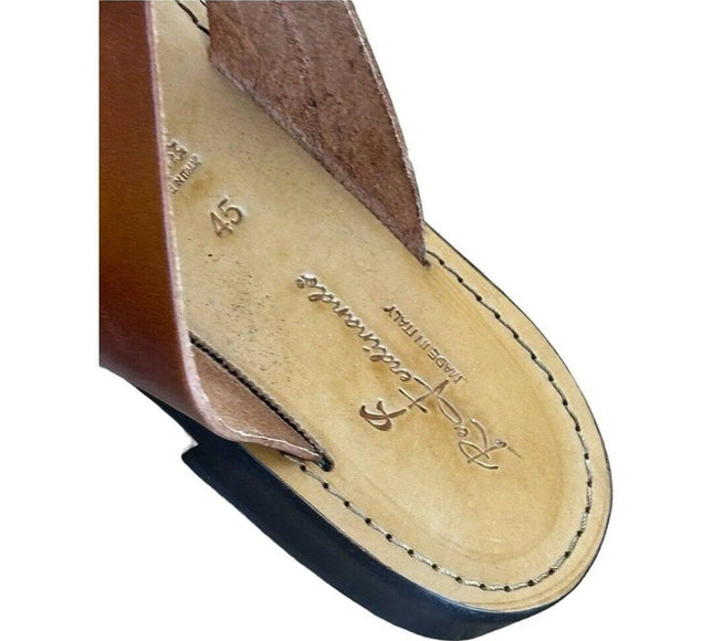 Re Ferdinando Vero Cuoio  Slides Sandals.