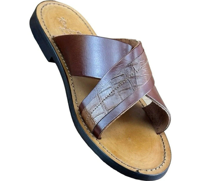 Re Ferdinando Vero Cuoio  Slides Sandals.