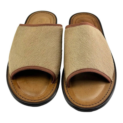 Re Ferdinando Vero Cuoio Slides Sandals.