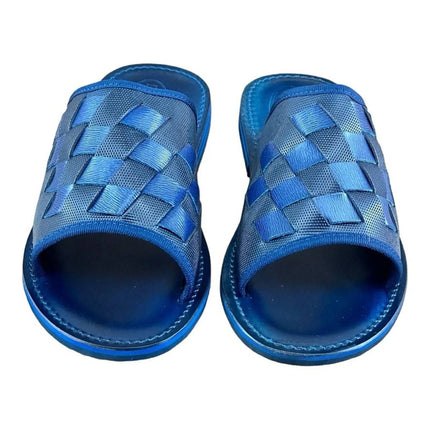 Re Ferdinando  Men’s Blue  Slides sandal.