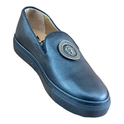 Re Ferdinando  slip-ons Sneaker Medusa the lion.